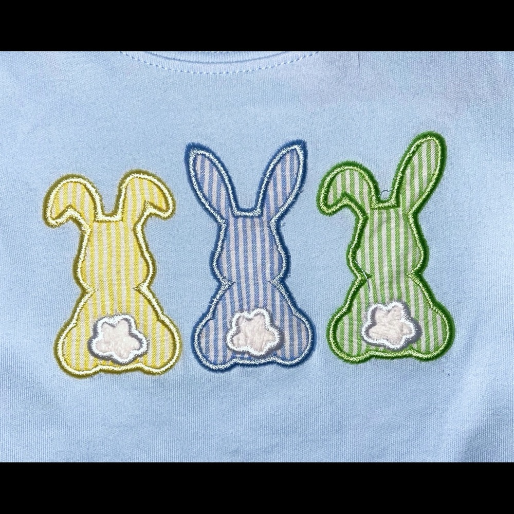 Infant boys Easter romper.